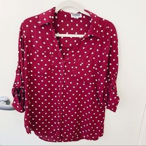 Express Button Down Blouse